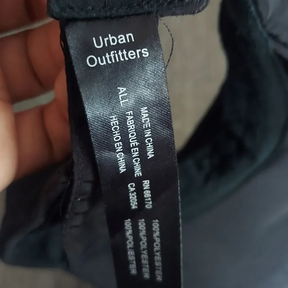 Urban Outfitters Black Visor Hat